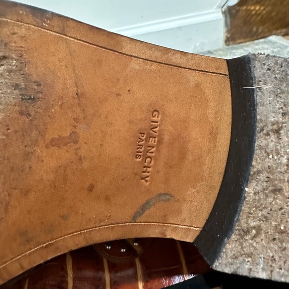 Givenchy Croc Leather Studded Boots - Picture 8 of 8